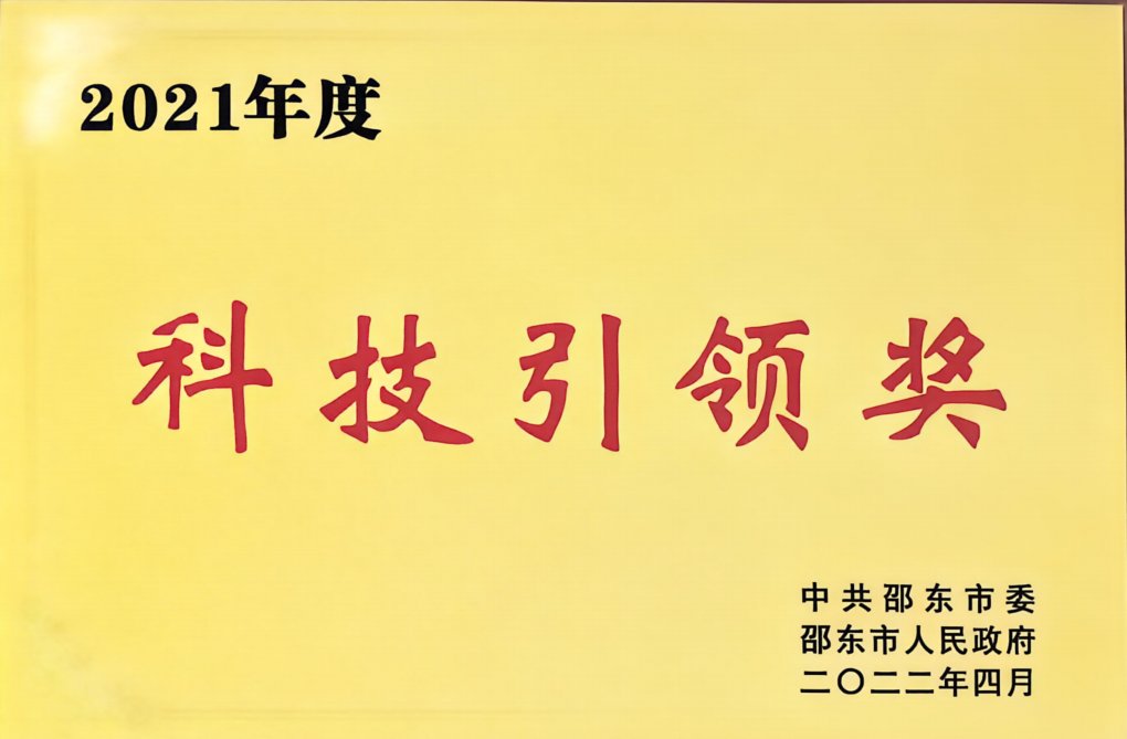 科技引领奖牌匾